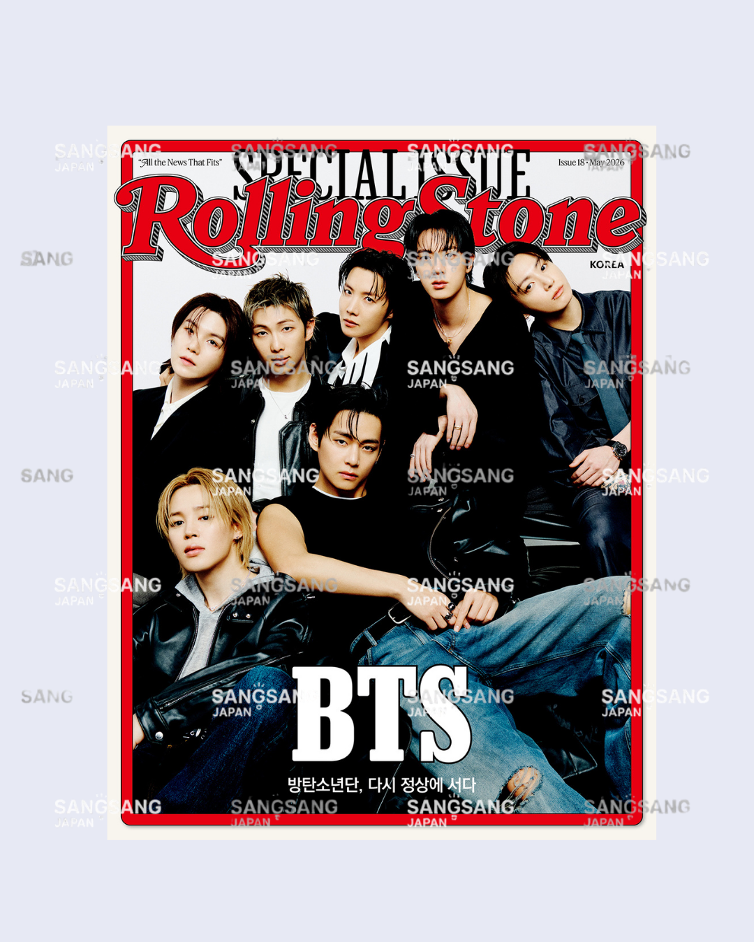 公式】Rolling Stone Korea 2026年 BTS掲載号-韓国版 ローリング