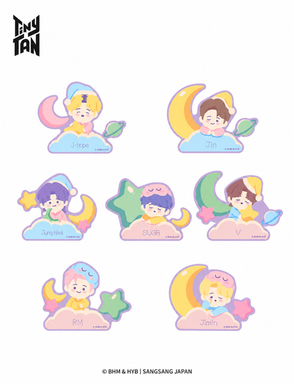 TinyTAN ダイカットステッカー - Sweet Dreams ランダム全7種 1枚（Sticker_Sweet Dreams）