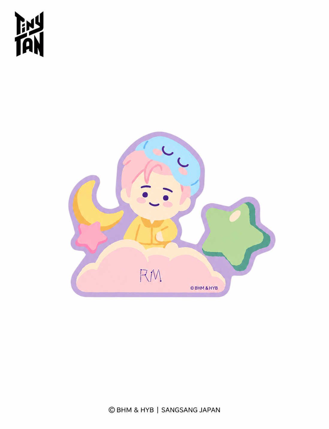 TinyTAN ダイカットステッカー - Sweet Dreams ランダム全7種 1枚（Sticker_Sweet Dreams）