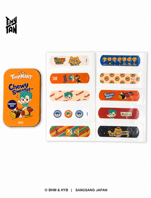 TinyTAN 缶ケース付き絆創膏 - TinyMART（TinyTAN Tincase Bandage_TinyMART ）