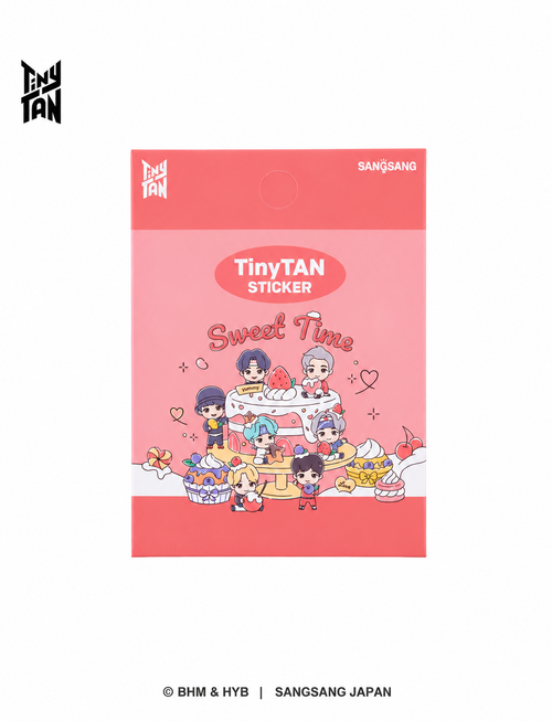 TinyTAN ダイカットステッカー - Sweet Time ランダム全7種 1枚（Sticker_Sweet Time）