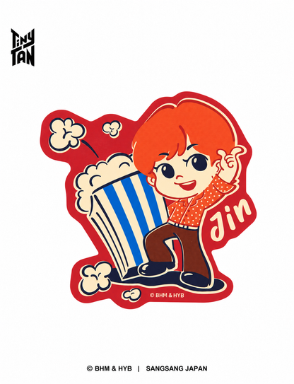 TinyTAN ダイカットステッカー - TinyMART ランダム全8種 1枚（Sticker_TinyMART）