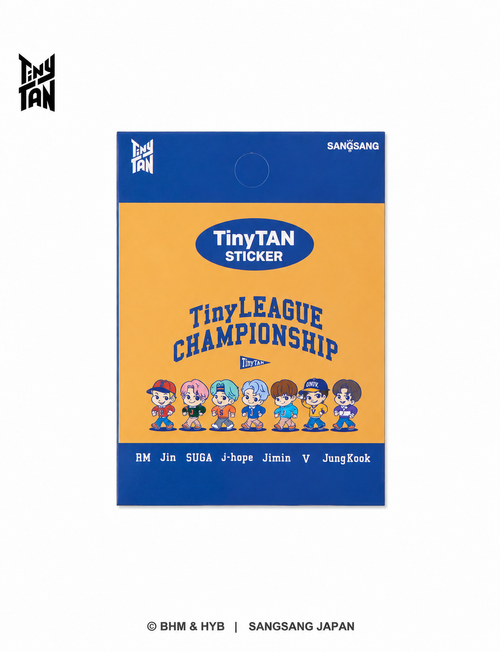TinyTAN ダイカットステッカー - TinyLEAGUE ランダム全7種 1枚（Sticker_TinyLeague）