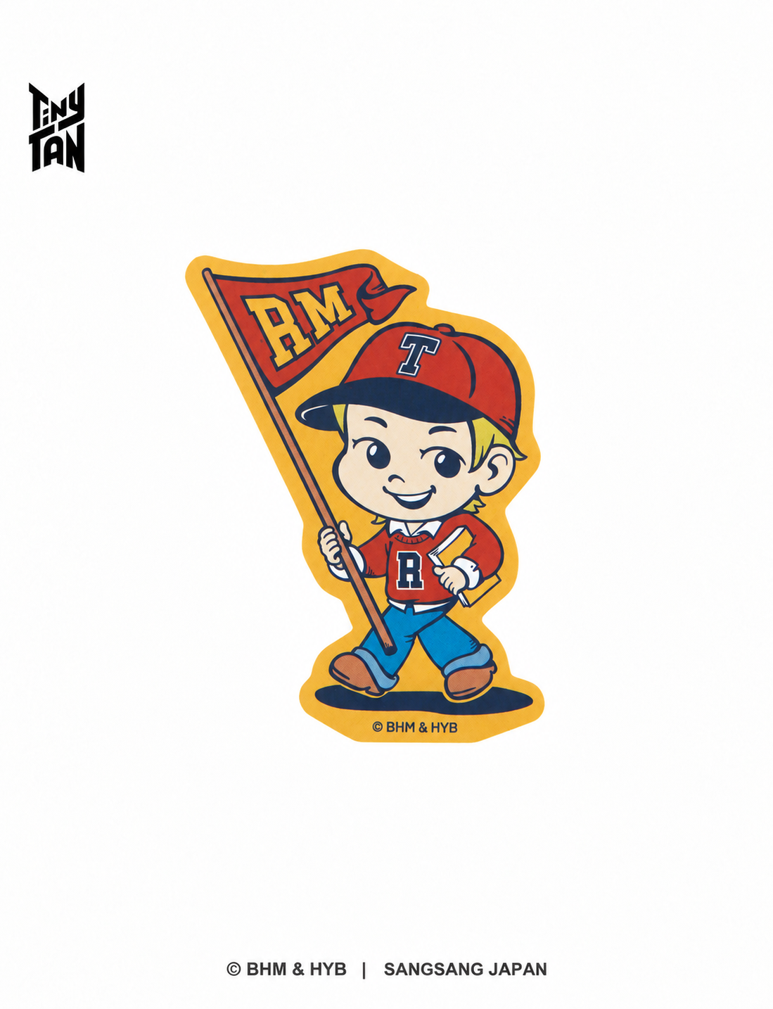 TinyTAN ダイカットステッカー - TinyLEAGUE ランダム全7種 1枚（Sticker_TinyLeague）