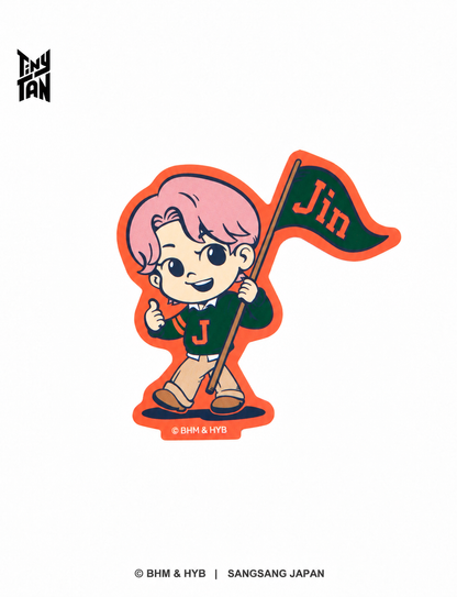 TinyTAN ダイカットステッカー - TinyLEAGUE ランダム全7種 1枚（Sticker_TinyLeague）