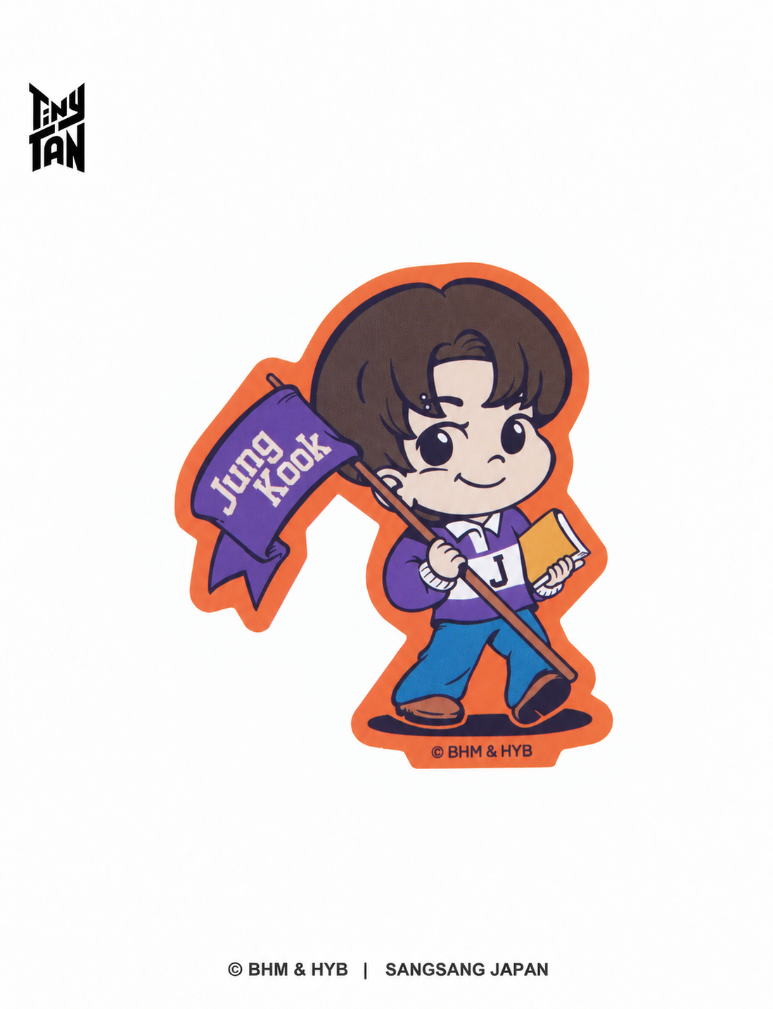 TinyTAN ダイカットステッカー - TinyLEAGUE ランダム全7種 1枚（Sticker_TinyLeague）