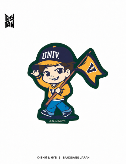 TinyTAN ダイカットステッカー - TinyLEAGUE ランダム全7種 1枚（Sticker_TinyLeague）