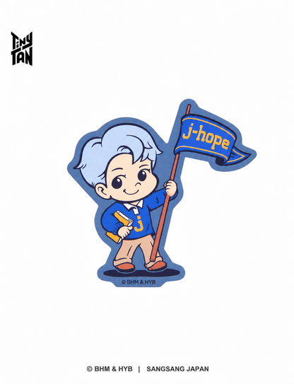 TinyTAN ダイカットステッカー - TinyLEAGUE ランダム全7種 1枚（Sticker_TinyLeague）