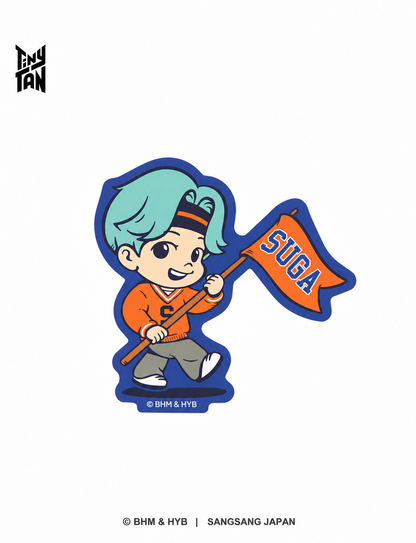 TinyTAN ダイカットステッカー - TinyLEAGUE ランダム全7種 1枚（Sticker_TinyLeague）