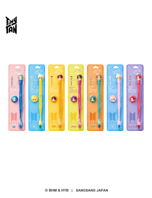 TinyTAN マグネット式壁掛け歯ブラシ （Toothbrush Set_1pcs）